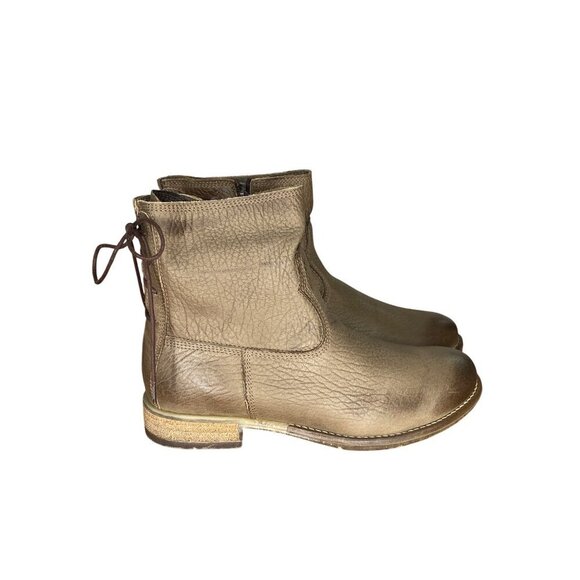 Josef Seibel Sienna 01 Distressed Leather Boots Taupe Inside Zipper Comfort - Picture 2 of 7